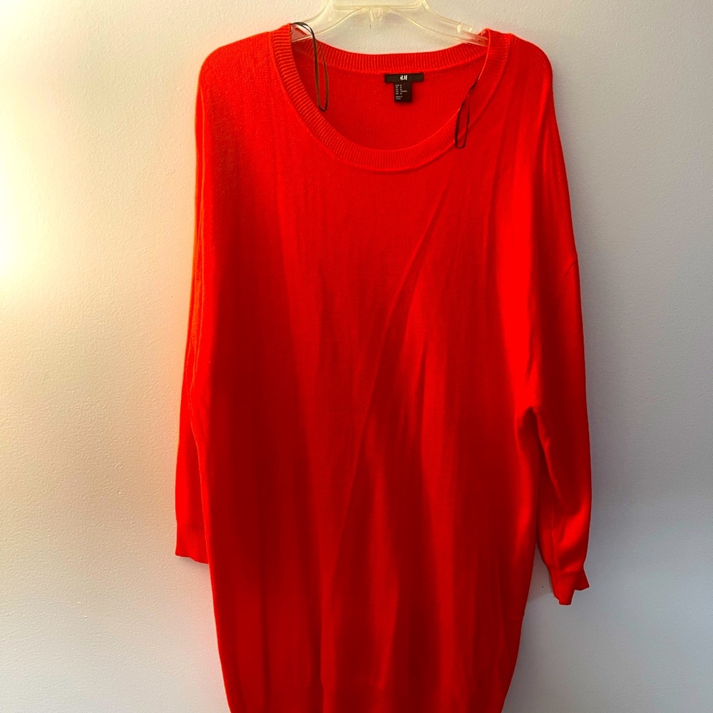H&M oversized sweater (orange)